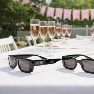 Personalized Heart Sunglasses - Trendy Bridal Party Favors image 2