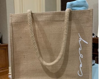 30. Geburtstag Geschenke Tasche, personalisierte Geburtstagsfeier Geschenk für Erwachsene, benutzerdefinierte Reise Weekender Tasche, 40. alles Gute zum Geburtstag Gefälligkeiten, Strand Leinwand