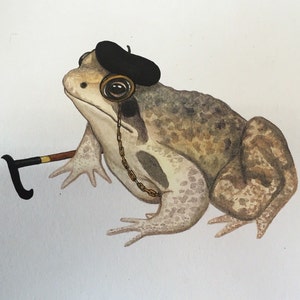 The Old Frog Illustration by Angela Djurfelter