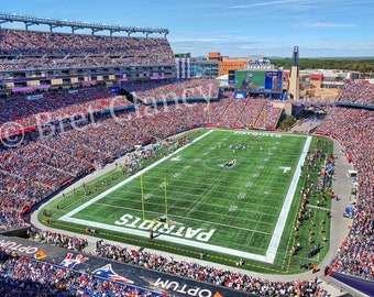 New England Patriots Wall Art at Gillette Stadium in Foxboro