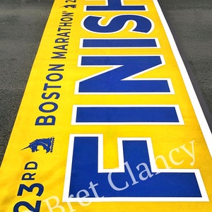 Boston Marathon Finish Line - Marathon Monday - Hopkinton to Boston 26.2 miles - FREE SHIPPING! Other years available as well! 2013-2023