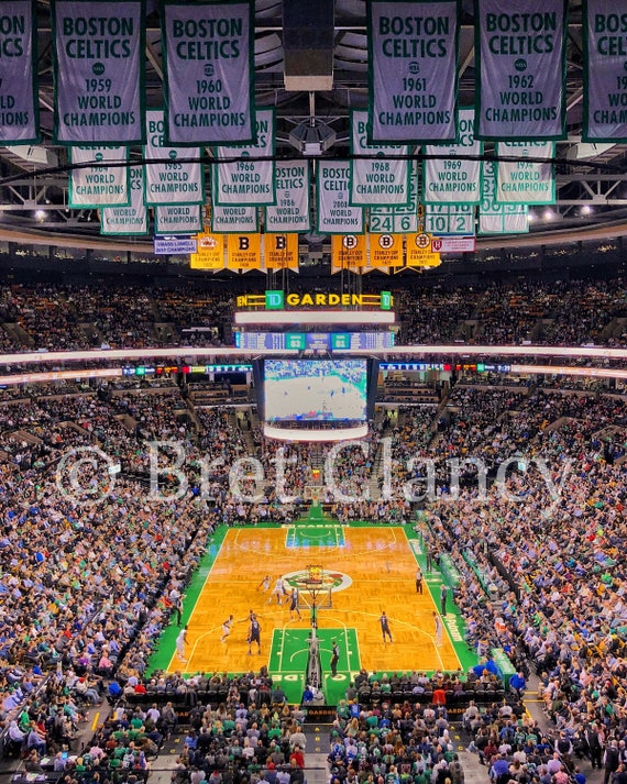 Boston, Massachusetts Coaster Art (TD Garden - Basketball) – StadiumMapArt