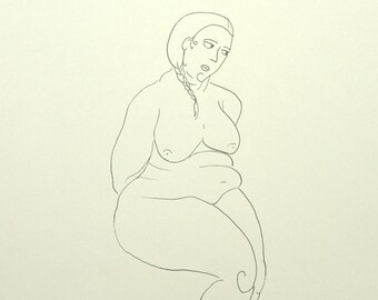 Naked fat woman artistic picture 819