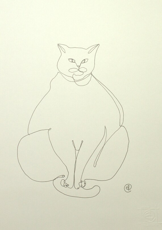 Cyfrowy Druk Jeden Specjalność Rysunek Tłusty Kot Dekoracja Pokoju Dla Dzieci Zabawy Nadruk Na Zwierzętach