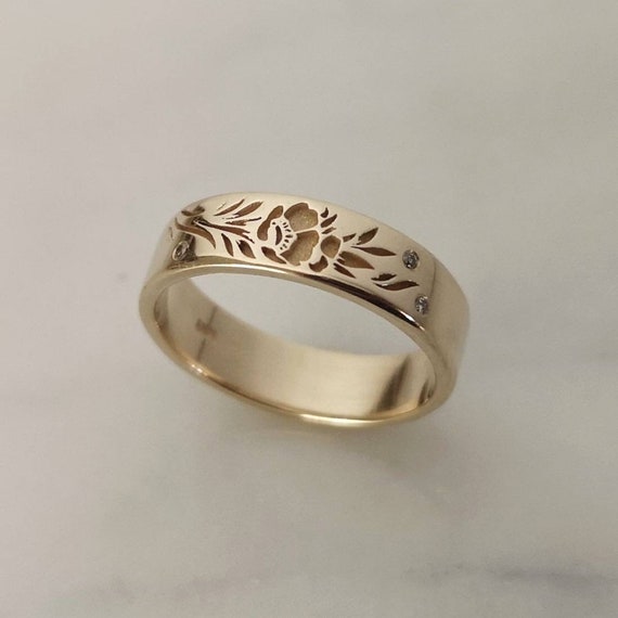 Flower clearance wedding bands