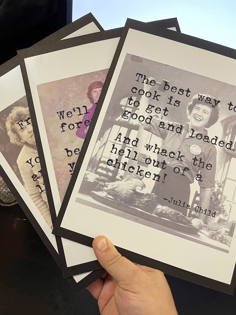 JULIA CHILD Art Print, Quote Print, Quote Sign, Wall Art Prints, Unique