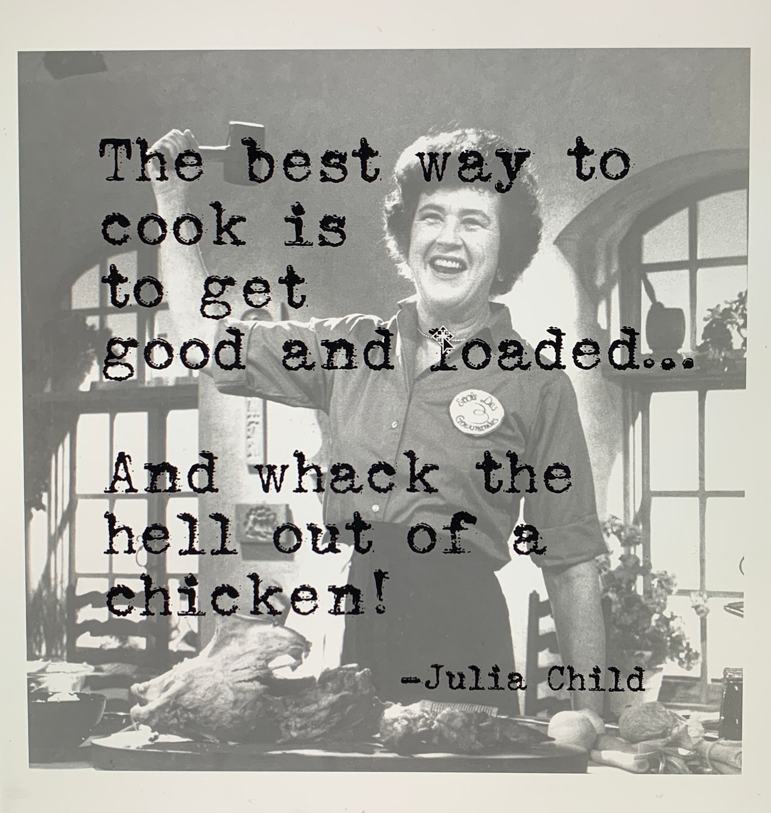 JULIA CHILD Quote Print Quote Sign Wall Art Prints Unique Etsy