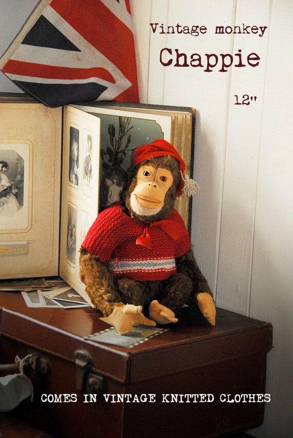 vintage steiff monkey