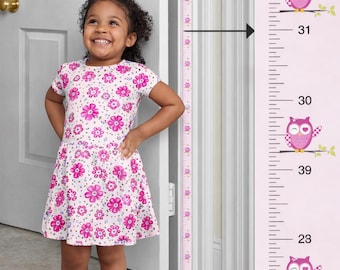 PeekaBoo [Pink Owl] Growth Chart: Track and Measure Height