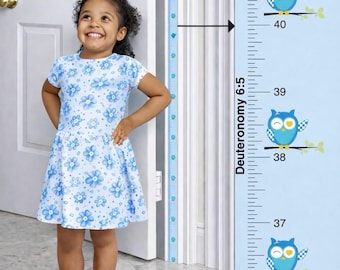 PeekaBoo [Blue Owl] Growth Chart Track and Measure Height