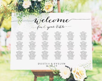 wedding seating chart etsy