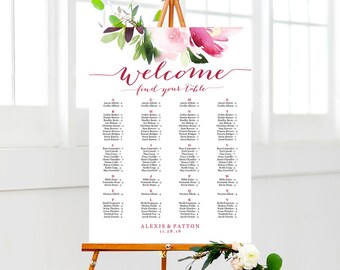 seating chart template seating chart wedding seating plan etsy
