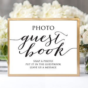 Photo Guest Book, Photo Guest Book Sign, Photo Guest Book Template, Photo Guest Book Wedding, Photo GuestBook Sign, Photo Sign Printable
