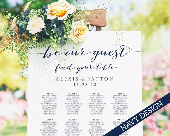 Wedding Seating Chart Board