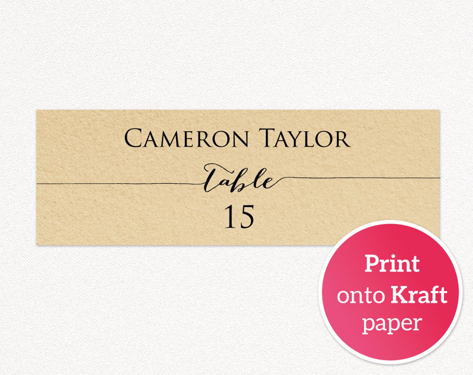 Place Cards Template Wedding Place Cards Wedding Place Card Etsy