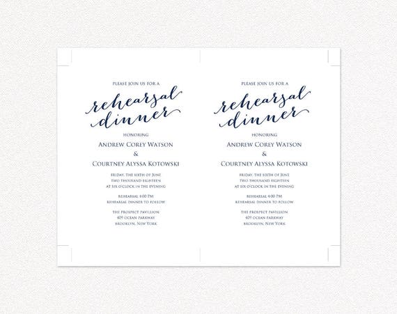 rehearsal dinner invitation template diy printing custom personalized invitation wedding rehearsal invitation template diy rehearsal dinner invitations
