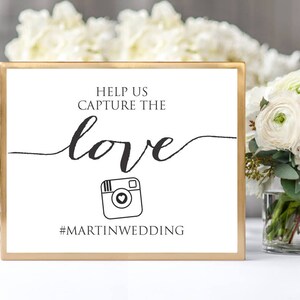 Wedding Instagram Photos Sign, TWO Sizes, Hashtag Photos Sign Instant Download, DIY Sign Printable, Wedding Reception Instagram Sign