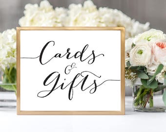 Cards and Gifts Sign, Cards and Gifts Sign Printable, Cards and Gifts, Cards and Gifts Table, Cards and Gifts Template, Wedding Printables