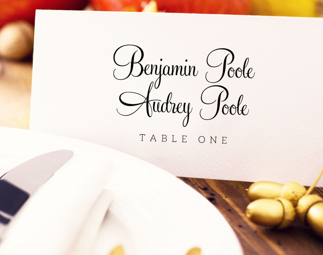Place Cards Template, Wedding Place Cards, Wedding Place Card Template, Place Cards Printable