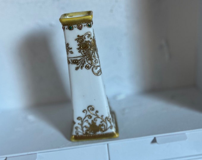 Gold Embellished Bud Vase, Noritake Nippon Home Decor