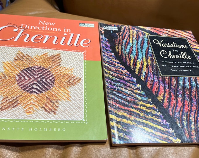Chenille Books, Vintage New Directions and Variations In Chenille