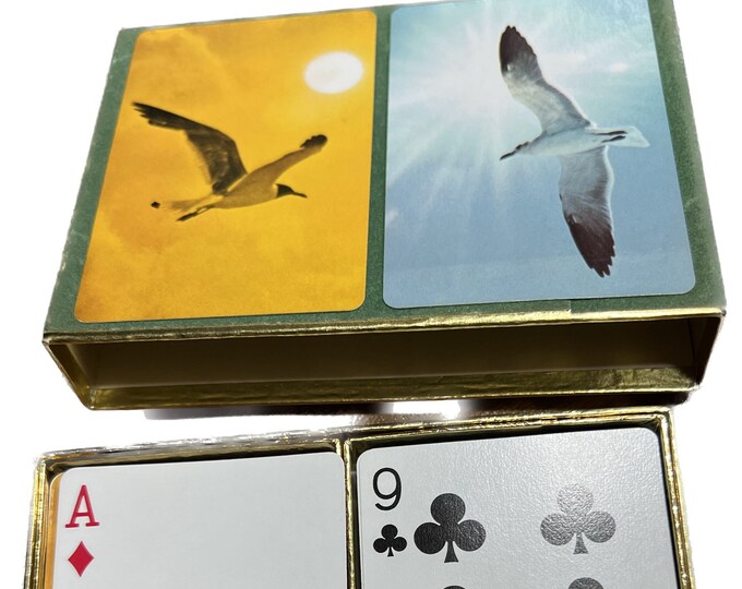 Congress Playing Cards, Seagulls Standard Card Deck, Cel U Tone Finish