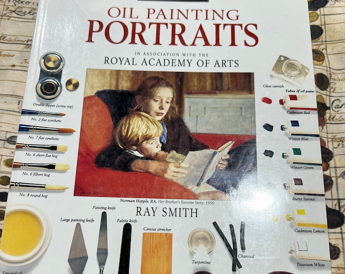 Oil Painting Portraits Book, Guide to Paint Faces With Oils, The Art School