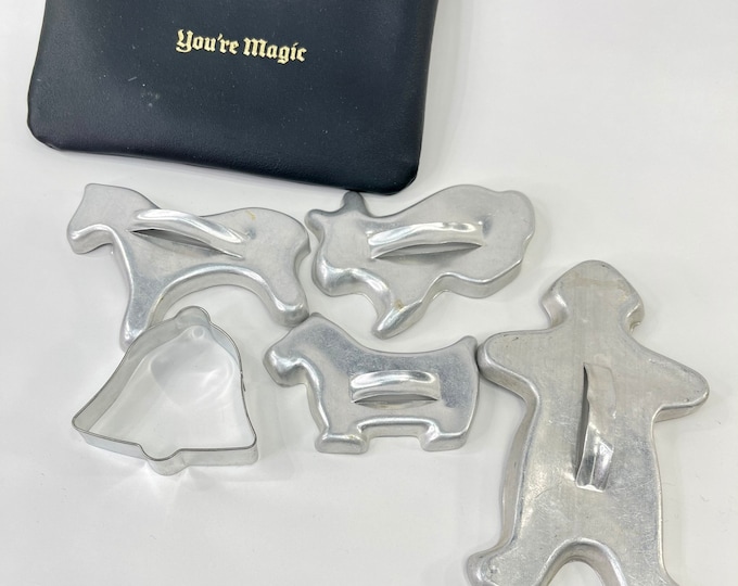Christmas Cookie Cutters, Vintage Holiday Sugar Cookie Cutters