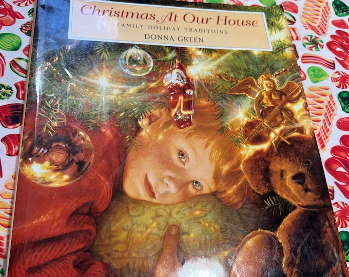 Christmas At Our House Book, Holiday Family Traditions, Coffee Table Book