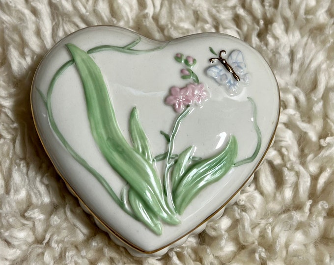 Heart Jewelry Box, Heart Treasure Box, Valentine’s Day Gift