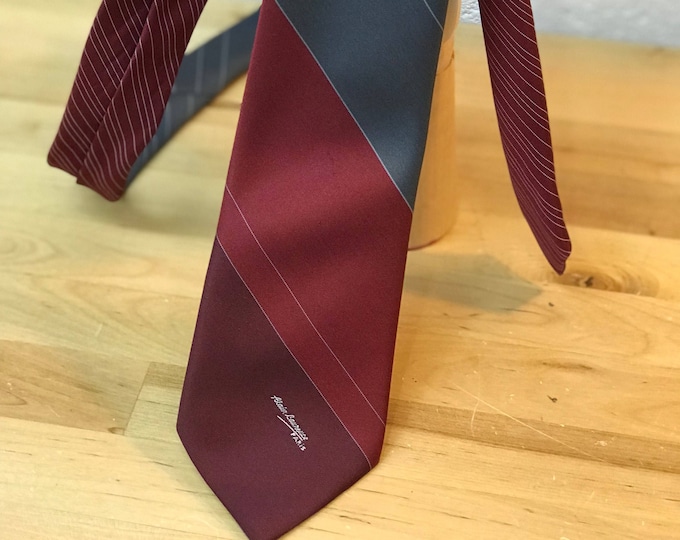 Designer Necktie Made In Italy, Alain Laureuce Tie