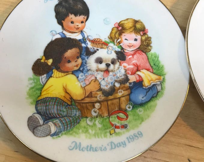 Mother’s Day Gift, Lot of Avon Mother Collectible Plate, Collectible miniature plates