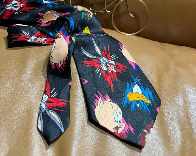 Looney Tunes Mania Necktie, Cartoon Characters Tie