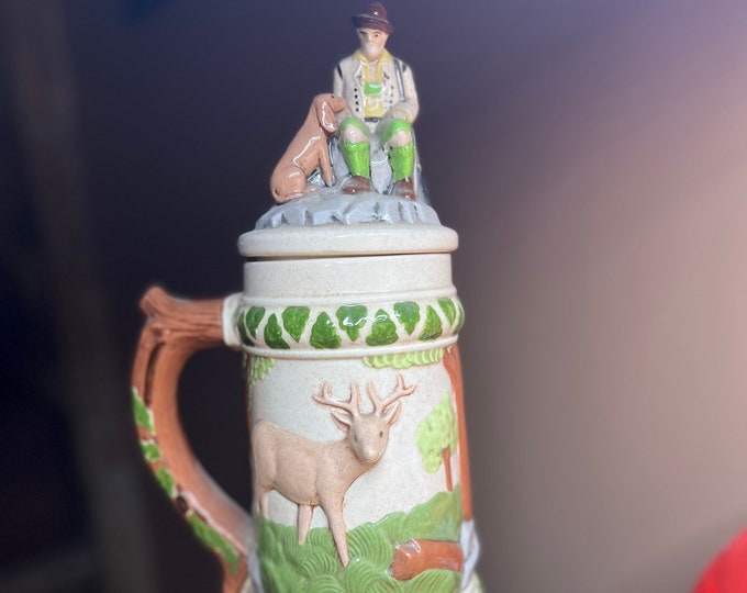 Hunter Stein, Buck Deer Mug, Gift For Him, Man Cave Decoration