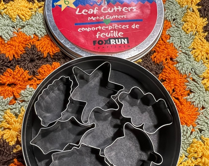 Autumn Leaf Cookie Cutters, Fall Thanksgiving Baking Set