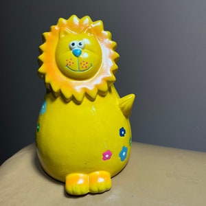 Retro Lion Bank, Child’s Room Decoration, Birthday Gift