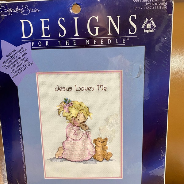 Jesus Loves Me Cross Stitch Pattern Etsy
