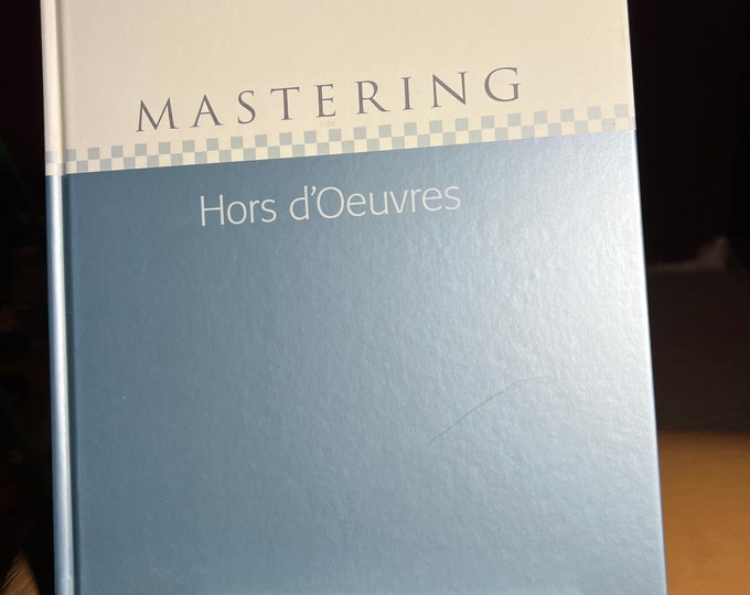 Cookbook Williams-Sonoma Mastering Hors d'Oeuvres, Hostess Party Book Gift, Home Chef