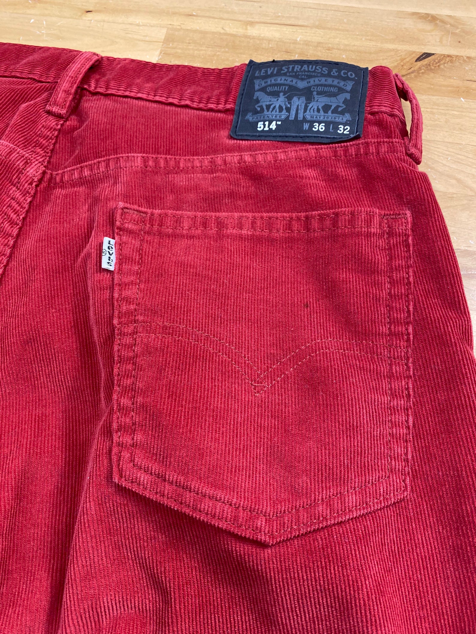 Levis Corduroy Jeans Burnt Orange Unisex Pants - Etsy