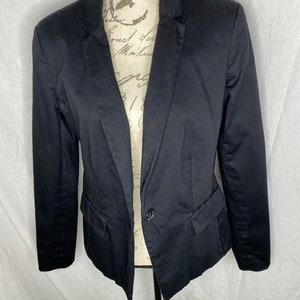 Black Womens Jacket, Business Casual Formal Blazer image 10