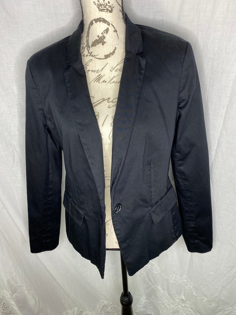 Black Womens Jacket, Business Casual Formal Blazer image 10