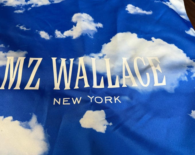 Extra Large Dust Bag Storage MZ Wallace  Blue Sky and Clouds Travel Duffel
