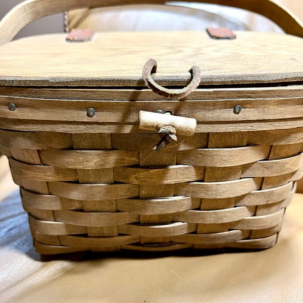 Longaberger Picnic Basket Etsy