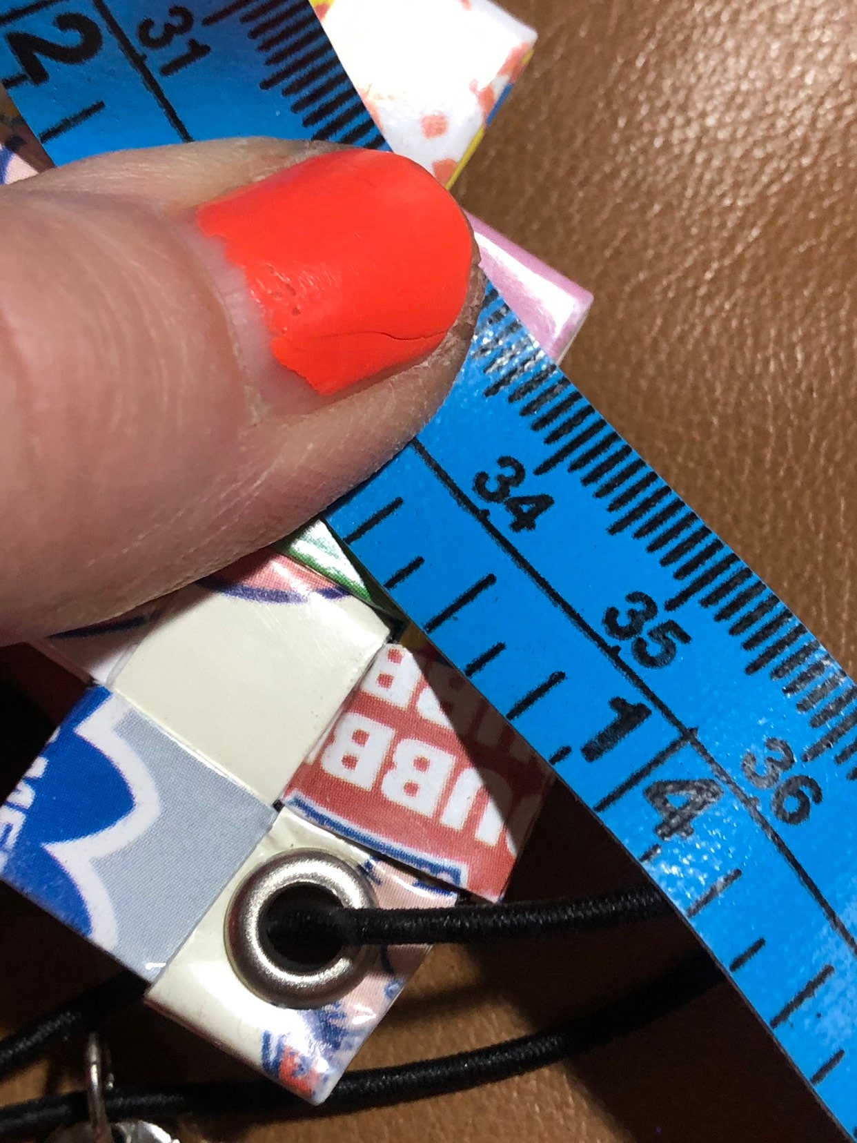 Bubble Gum Wrapper Chain Headband Colorful Fun Hair Accessory