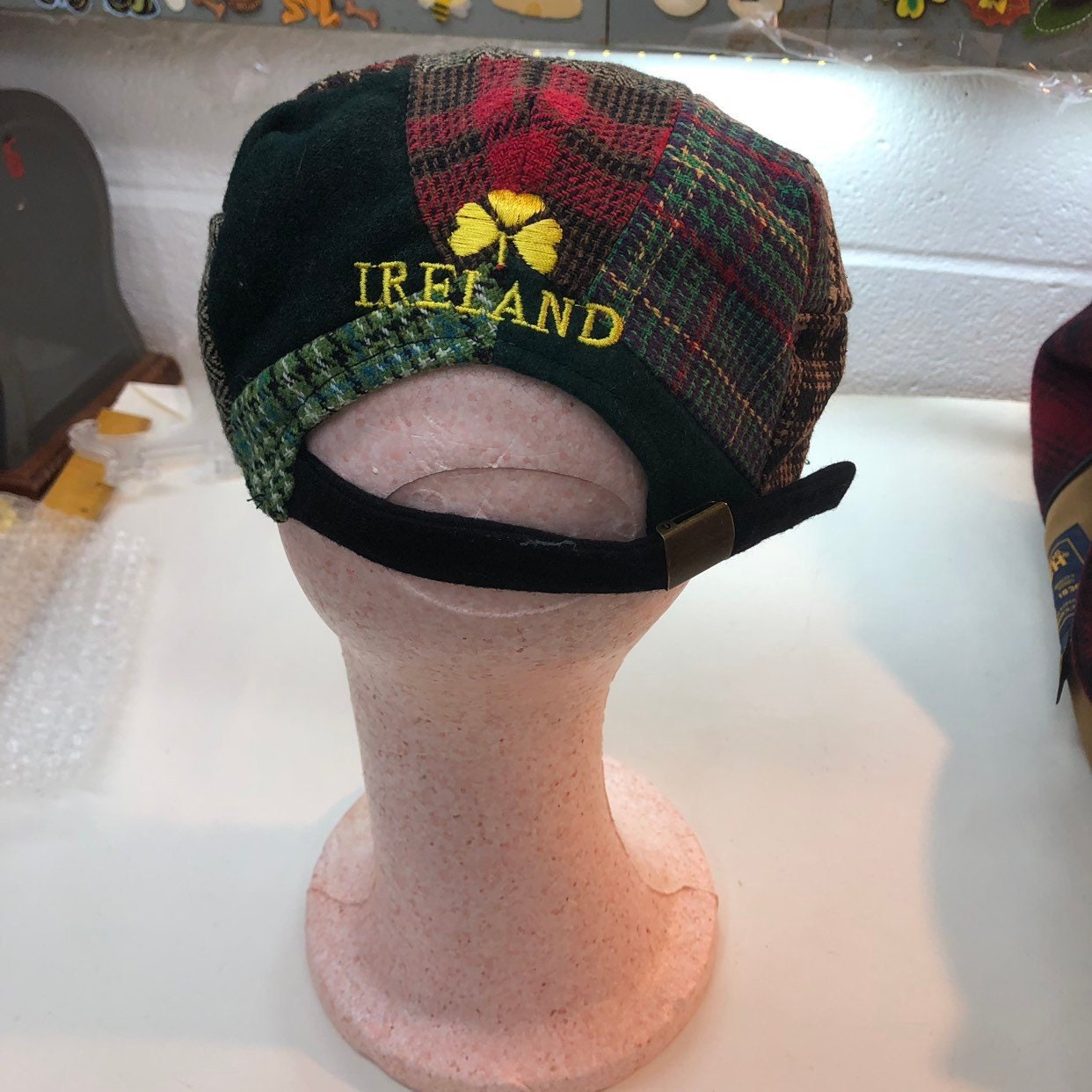 Ireland Hat Retro Quilted Irish Cap Irish Blessing