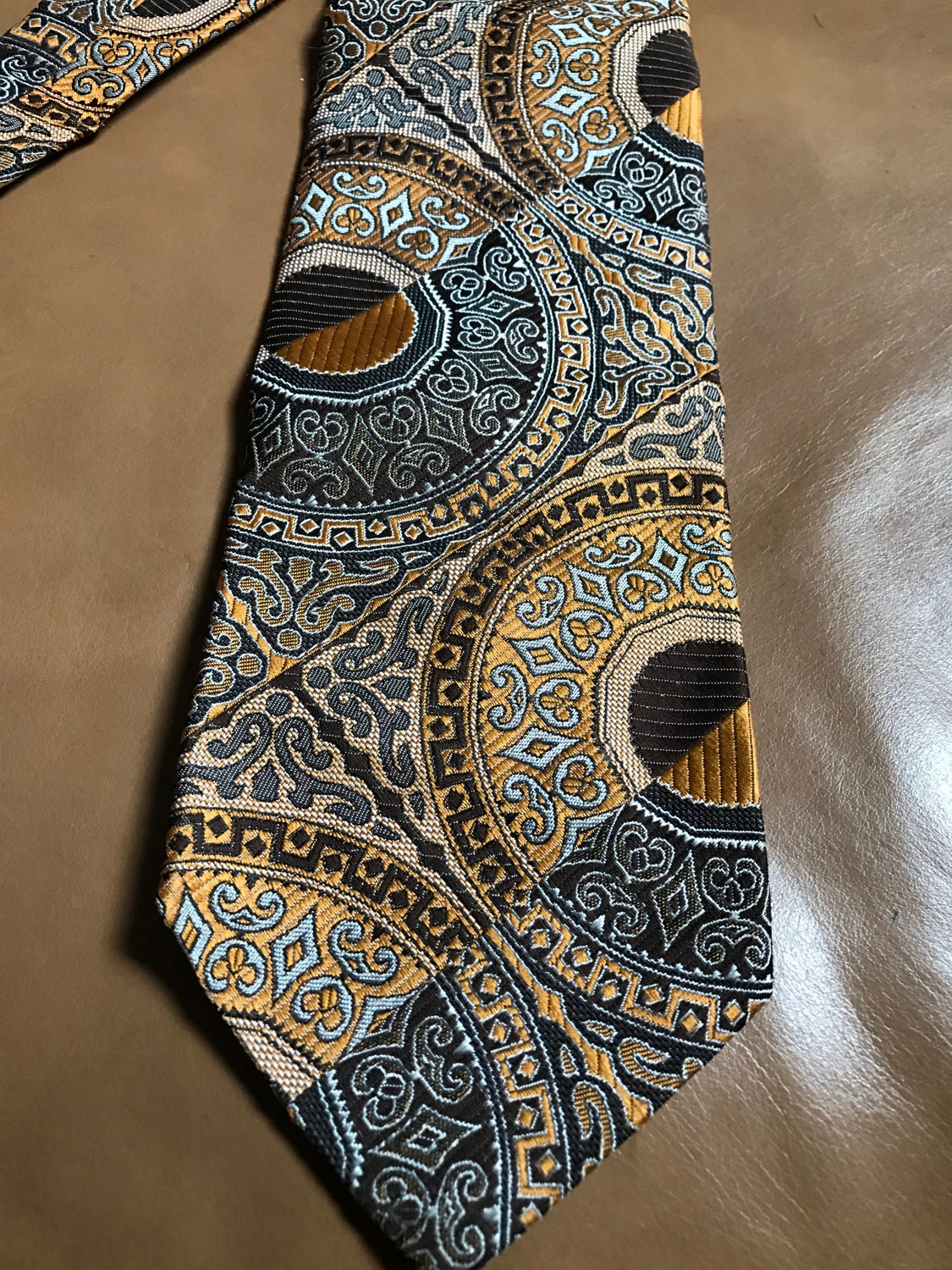 Necktie Mod Style, Retro Geometric Tie, vintage necktie