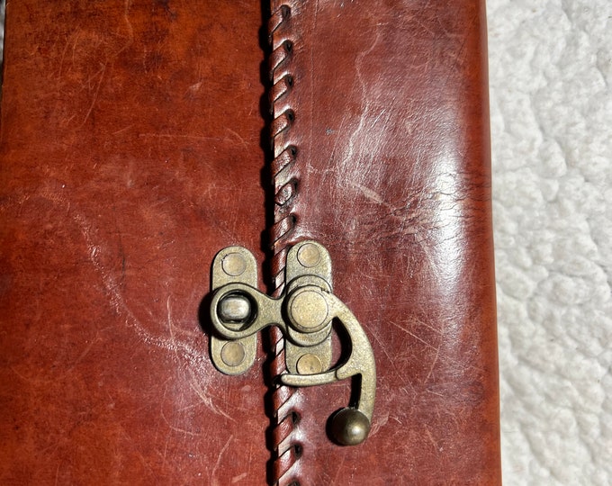 Leather Bound Journal, Travel Notebook, Artist Book