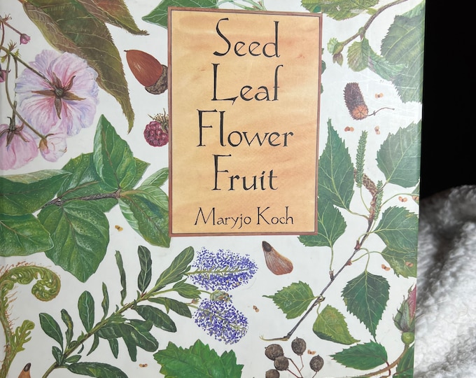 Seed Leaf Flower Fruit Book, Illustrated Garden Pictures, Coffee Table Gardener