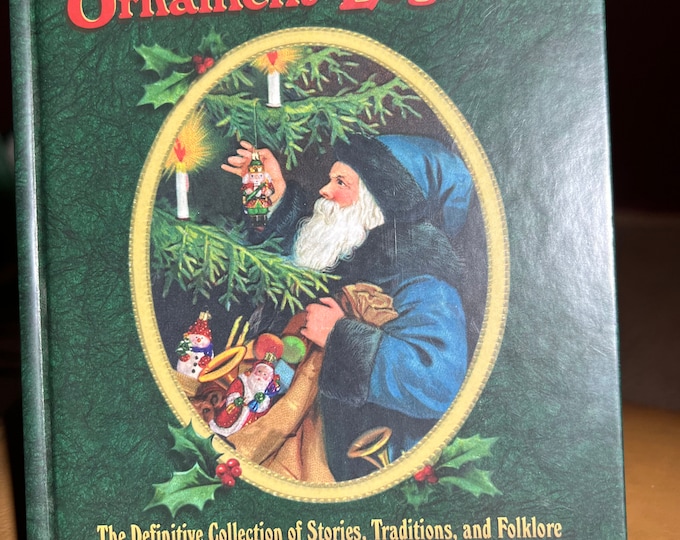 Old World Ornaments Book, Christmas Legends Hardback, Holiday Decoration