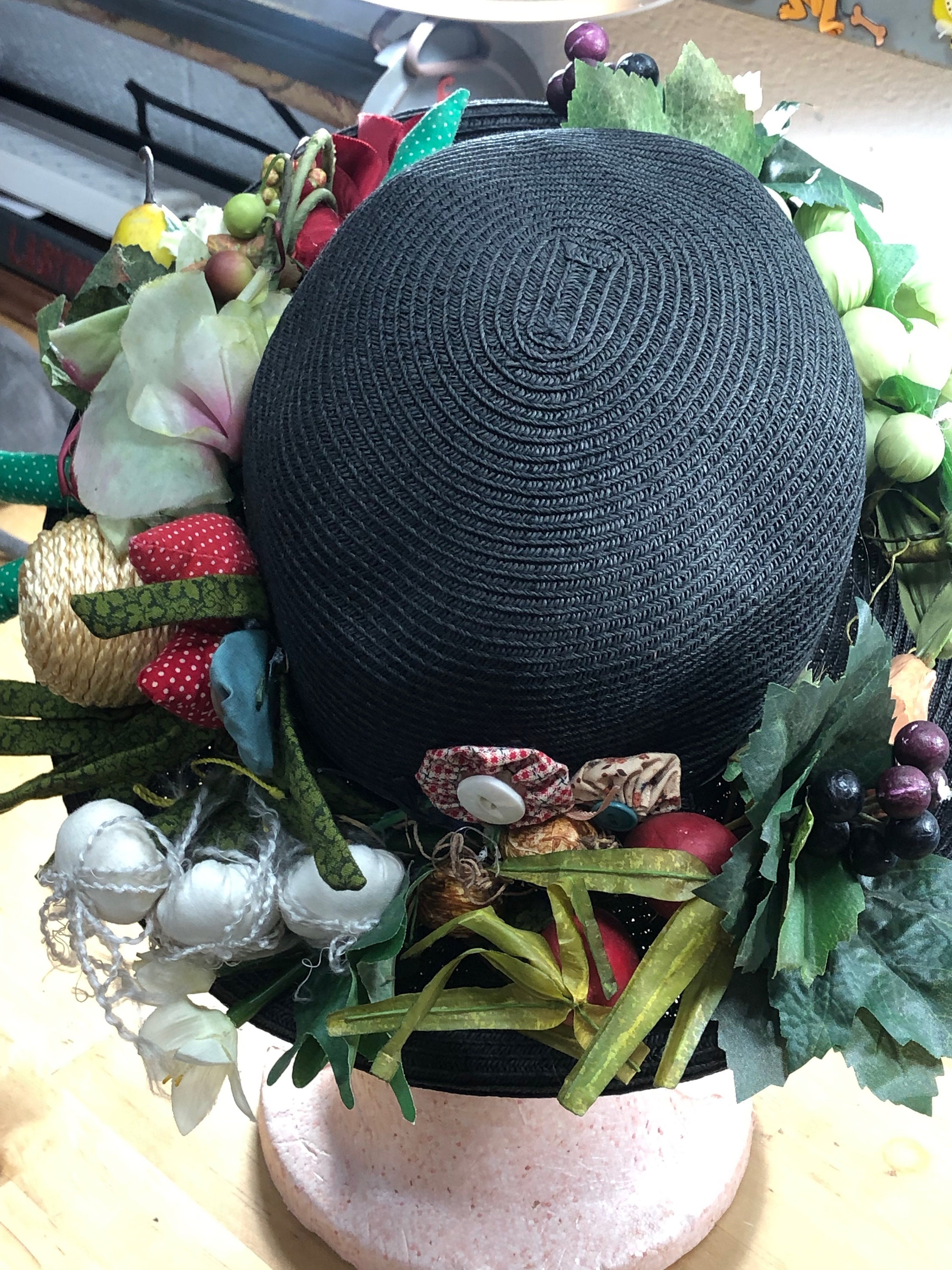 Wacky Fruit Salad Hat Kentucky Derby Hat Summer Women's Hat